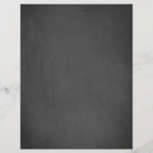 Chalkboard Restaurant Logo Flyer (Achterkant)