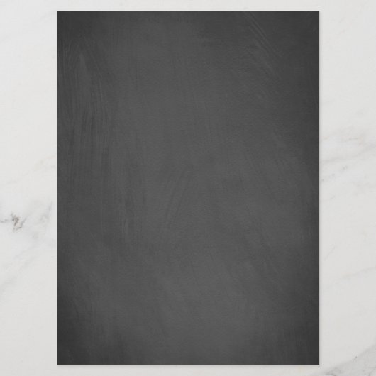 Chalkboard Restaurant Logo Menu (Achterkant)