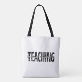 Chalkboard Script Teaching Quote Art Draagtas (Achterkant)