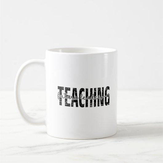 Chalkboard Script Teaching Quote Art Koffiemok (Links)
