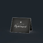Chalkboard Serez-Vous Ma Carte D'Épouse<br><div class="desc">Plus de jolies cartes mariages dans le Little Bayleigh Store!</div>