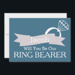 Chalkboard Serez-Vous Notre Invitation De Porteur<br><div class="desc">Ce 5" x 7" beau temps à votre service est demandé en tant que Porteur d'anneau, Meilleur Homme, Carte d'invitation Groomsman. C'est mieux pour le marié. Si vous cherchez à demander à quelqu'un d'être votre toiletteur pour votre futur mariage, alors pourquoi ne pas choisir ces cartes de toiletteur. Cette carte...</div>