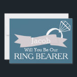 Chalkboard Serez-Vous Notre Invitation De Porteur<br><div class="desc">Ce 5" x 7" beau temps à votre service est demandé en tant que Porteur d'anneau, Meilleur Homme, Carte d'invitation Groomsman. C'est mieux pour le marié. Si vous cherchez à demander à quelqu'un d'être votre toiletteur pour votre futur mariage, alors pourquoi ne pas choisir ces cartes de toiletteur. Cette carte...</div>