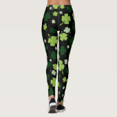 Chalkboard Shamrock St. Patrick's Day Leggings (Dos)