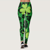 Chalkboard Shamrock St. Patrick's Day Leggings (Dos)