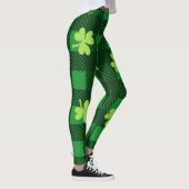 Chalkboard Shamrock St. Patrick's Day Leggings (Rechts)