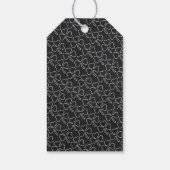 Chalkboard Shamrock, St Patrick's Day Party Cadeaulabel (Achterkant)