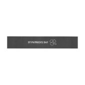 Chalkboard Shamrock, St Patrick's Day Uitnodigingen Wikkel (Vlak)