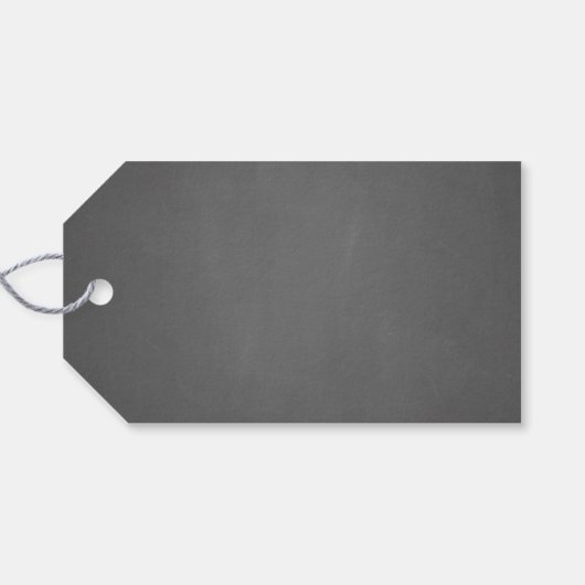 Chalkboard Sjabloon Blank Custom Cadeaulabel (Achterkant Horizontaal)