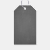 Chalkboard Sjabloon Blank Custom Cadeaulabel (Voorkant)