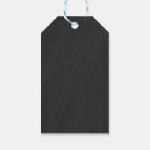 Chalkboard slice of Cake Chalk Birthday Gift Label Cadeaulabel (Achterkant)