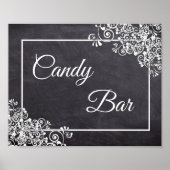 Chalkboard Snoep Bar Poster (Voorkant)