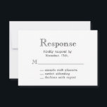 Chalkboard Snowflon RSVP<br><div class="desc">Des flocons de neige blancs et croustillants sur un arrière - plan de tableau de bord décorent ce RSVP pour la coordination du Faire-part de mariage Chalkboard Snowflake. Si d'autres articles sont nécessaires dans cette collection,  contactez-nous à l'adresse prettyfancyinvites@gmail.com avec votre demande.</div>