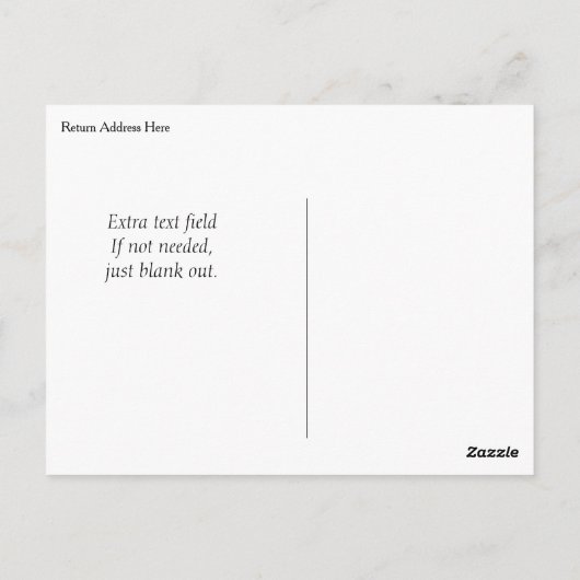 Chalkboard sparen de Aankondiging van het Afstuder Briefkaart (Achterkant)