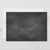 Chalkboard sparen de Datum Uitnodiging (2) (Achterkant)