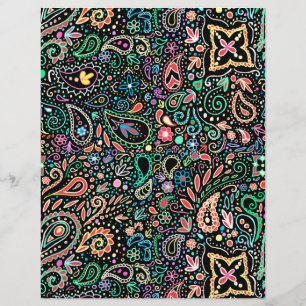 Chalkboard Stamboekpapier 8.5 x 11
