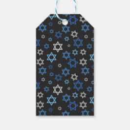 Chalkboard Star van David Hanukkah Gift Label Cadeaulabel