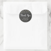 Chalkboard String Licht Bruiloft Favor Sticker (Tas)