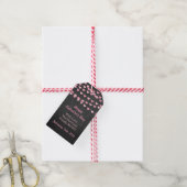 Chalkboard String Love Heart Happy Valentine Day Cadeaulabel (Met Touw)