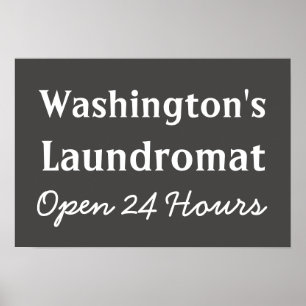Chalkboard Style Custom Laundry Wall Art afdrukken Poster