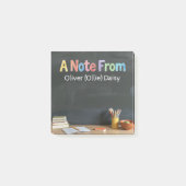 Chalkboard-Style Teacher Post-it Notes (Voorkant)