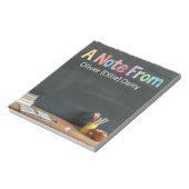 Chalkboard-Style Teacher Post-it Notes Notitieblok (Gedraaid)