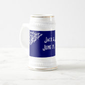 Chalkboard Style WEDDING Gift Bierpul (Voorkant links)