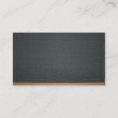 Chalkboard Substituto docer Simple Visitekaartje (Achterkant)