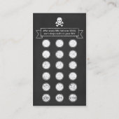 CHALKBOARD tattoo loyaliteitsprogramma Klantenkaartje (Achterkant)