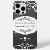 Chalkboard Typography Weddings Case-Mate iPhone Case (Achterkant)