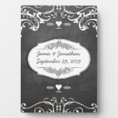 Chalkboard Typography Weddings Fotoplaat (voorkant)