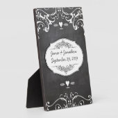 Chalkboard Typography Weddings Fotoplaat (Zijkant)