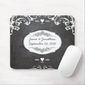 Chalkboard Typography Weddings Muismat (Met muis)