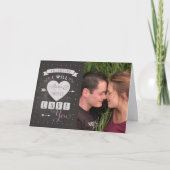 Chalkboard-Valentijn Ik zal altijd van je houden! Feestdagen Kaart (Voorkant)