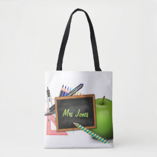 Chalkboard van de leraar draagtas