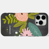 Chalkboard van flora en fauna Case-Mate iPhone case (Achterkant (horizontaal))