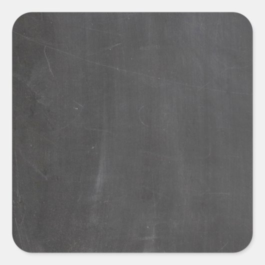 Chalkboard Vierkante Sticker (Voorkant)