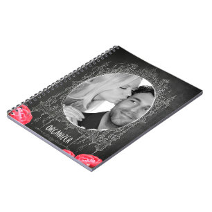 Chalkboard Vintage Floral - Carnet Mariage