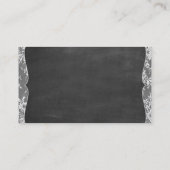 Chalkboard Visitekaartje met Waterverf Ca (Achterkant)