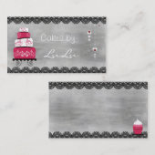 Chalkboard Visitekaartje van bakkerij met een heek (Voorkant / Achterkant)