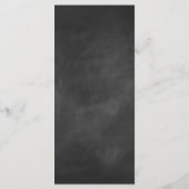 Chalkboard Wedding Menu 2 (Achterkant)