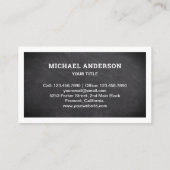 Chalkboard witte motorfiets visitekaartje (Achterkant)