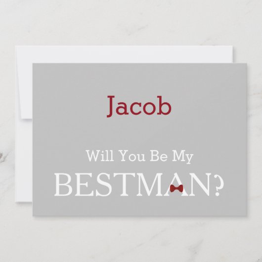 Chalkboard word jij mijn beste? kaart (Voorkant)