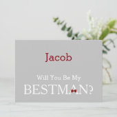 Chalkboard word jij mijn beste? kaart (Staand voorkant)