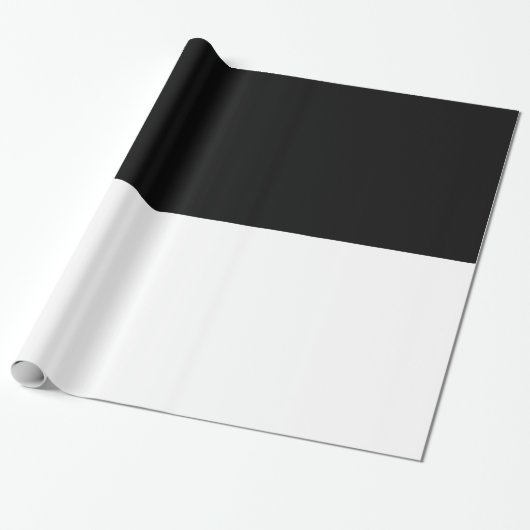 Chalkboard - Zwart/wit omslagpapier Cadeaupapier (Uitgerold)