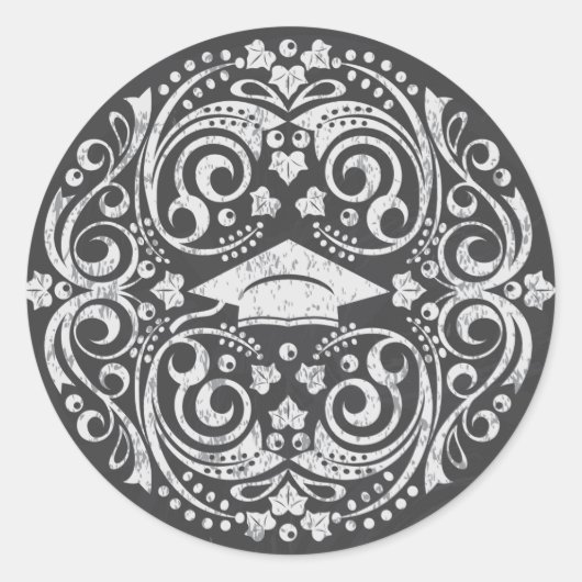 ChalkboardAfstuderen Sticker (Voorkant)