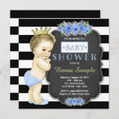  ChalkboardBaby shower Kaart (Voorkant / Achterkant)