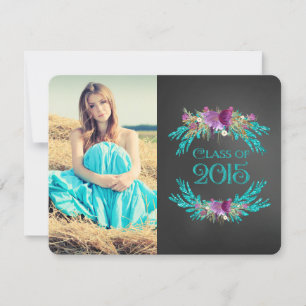 Chalkboardklasse van 2015 Afstuderen Kaart