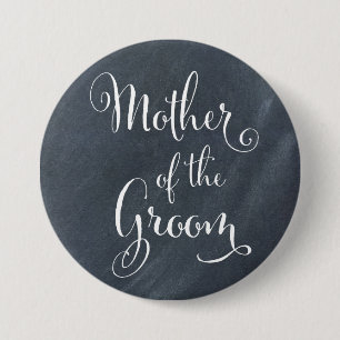 Chalkboardmoeder van de Groom-Button Ronde Button 7,6 Cm