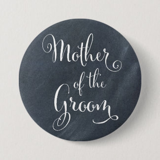 Chalkboardmoeder van de Groom-Button Ronde Button 7,6 Cm